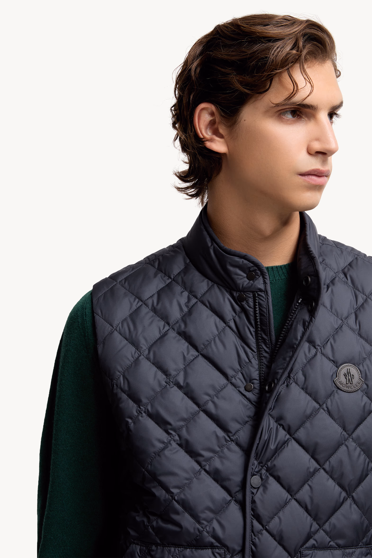 Lycope Diamond-Quilted Down Vest Men Blue Moncler 6